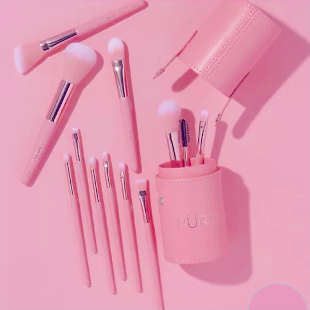PÜR 12-Piece Cruelty-Free Brush Set with Cup - Picture 4 of 5